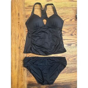 Black tankini set apt 9 and coco reef size Medium